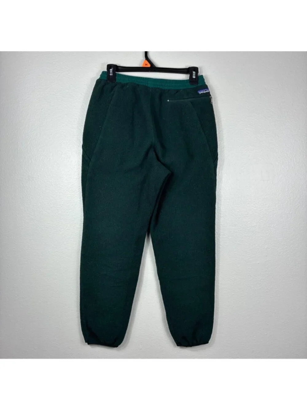 VTG 1993 Patagonia Synchilla Fleece Pants Green PCR Recycled USA Unisex Small